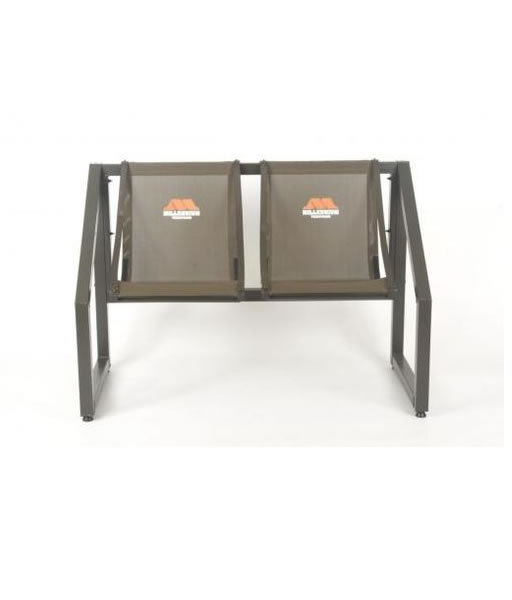 New Millennium B2X 2 Person Bench Made w/ Steel For Club Houses and Porch Chairs 