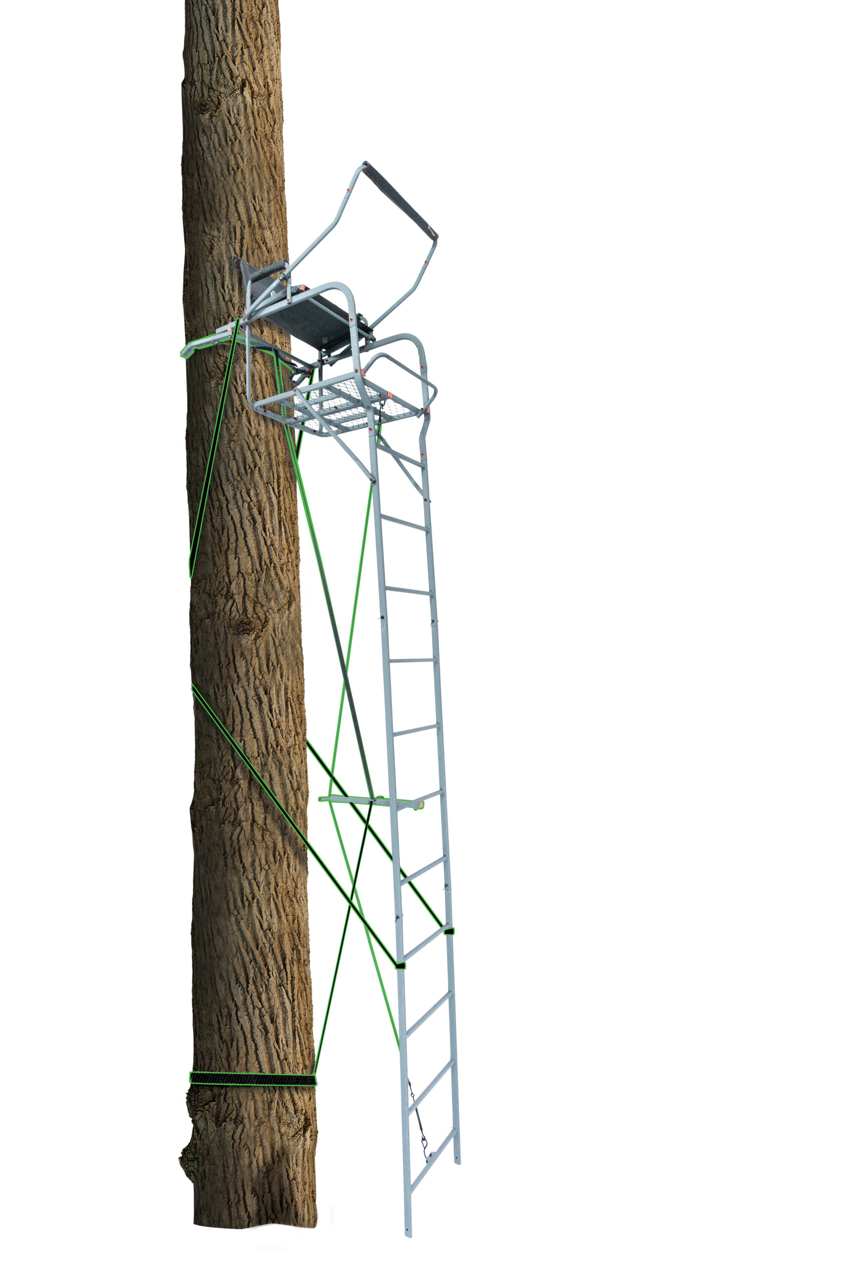 17' Final Shot Extra Wide Jaw & Truss Ladder Stand (OT-300)