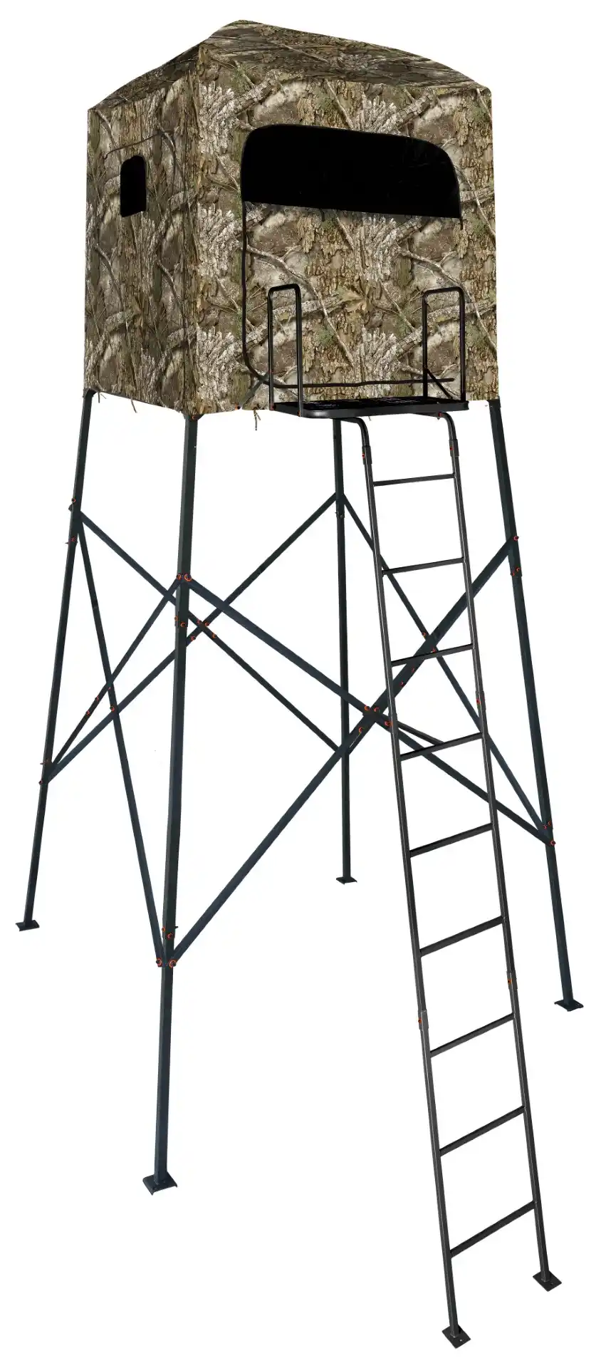 12' Fortress Deluxe Quad Pod with Enclosure (OT-703) - Millennium