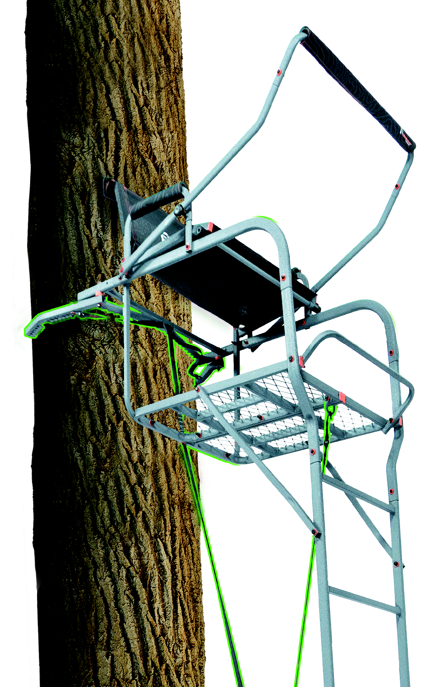 22' Big Daddy Extra Wide Jaw & Truss Ladder Stand (OT-301)