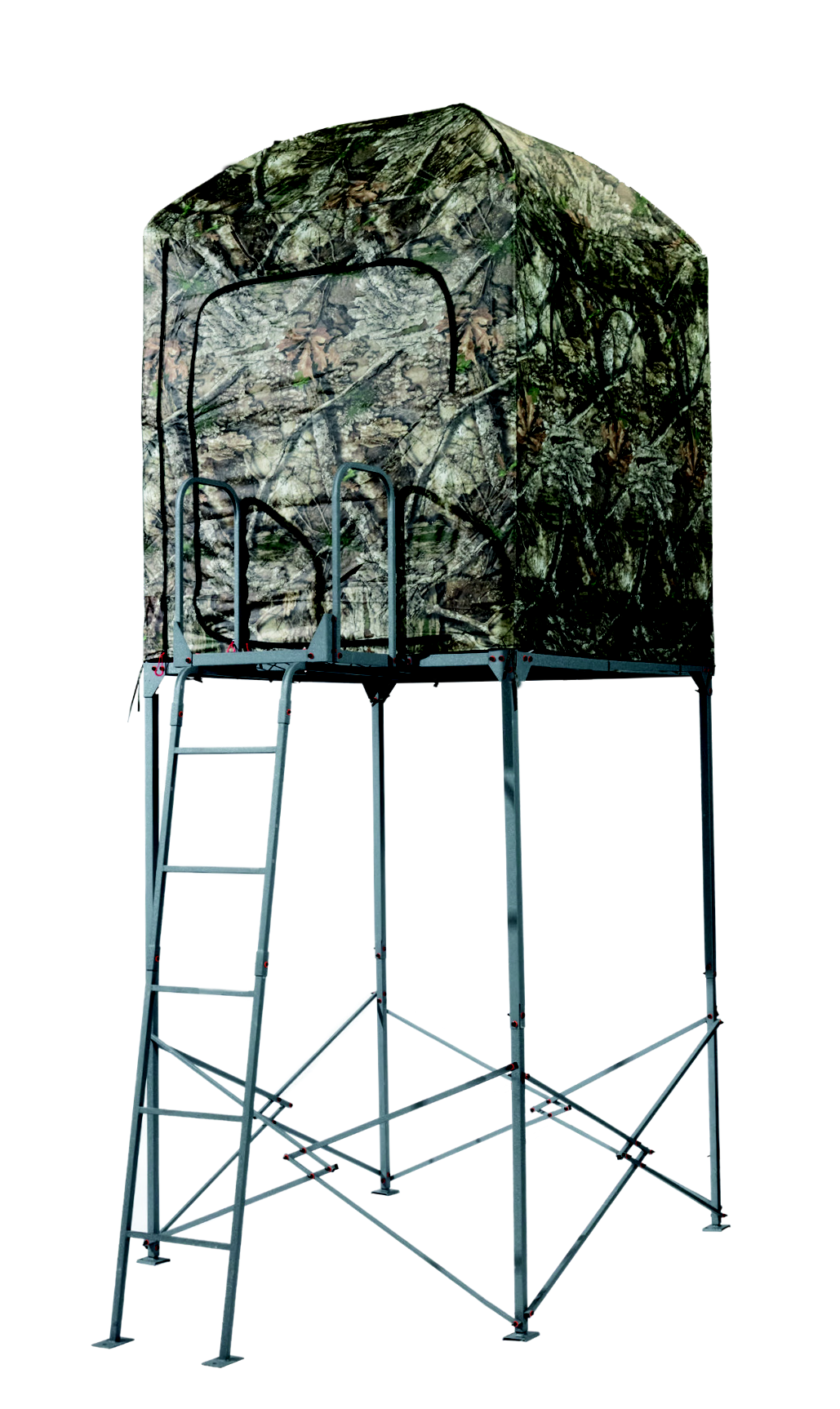 7' Base Camp Deluxe Quad Pod with Enclosure (OT-702) - Image 2