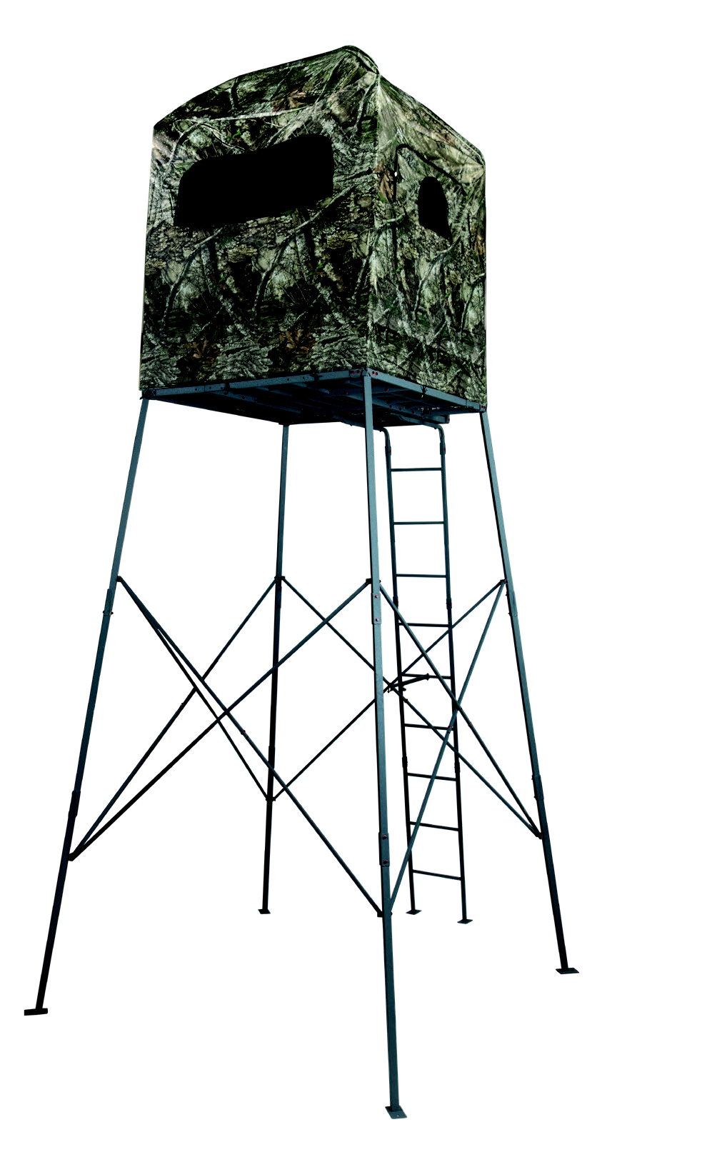 12' Fortress Deluxe Quad Pod with Enclosure (OT-703) - Millennium