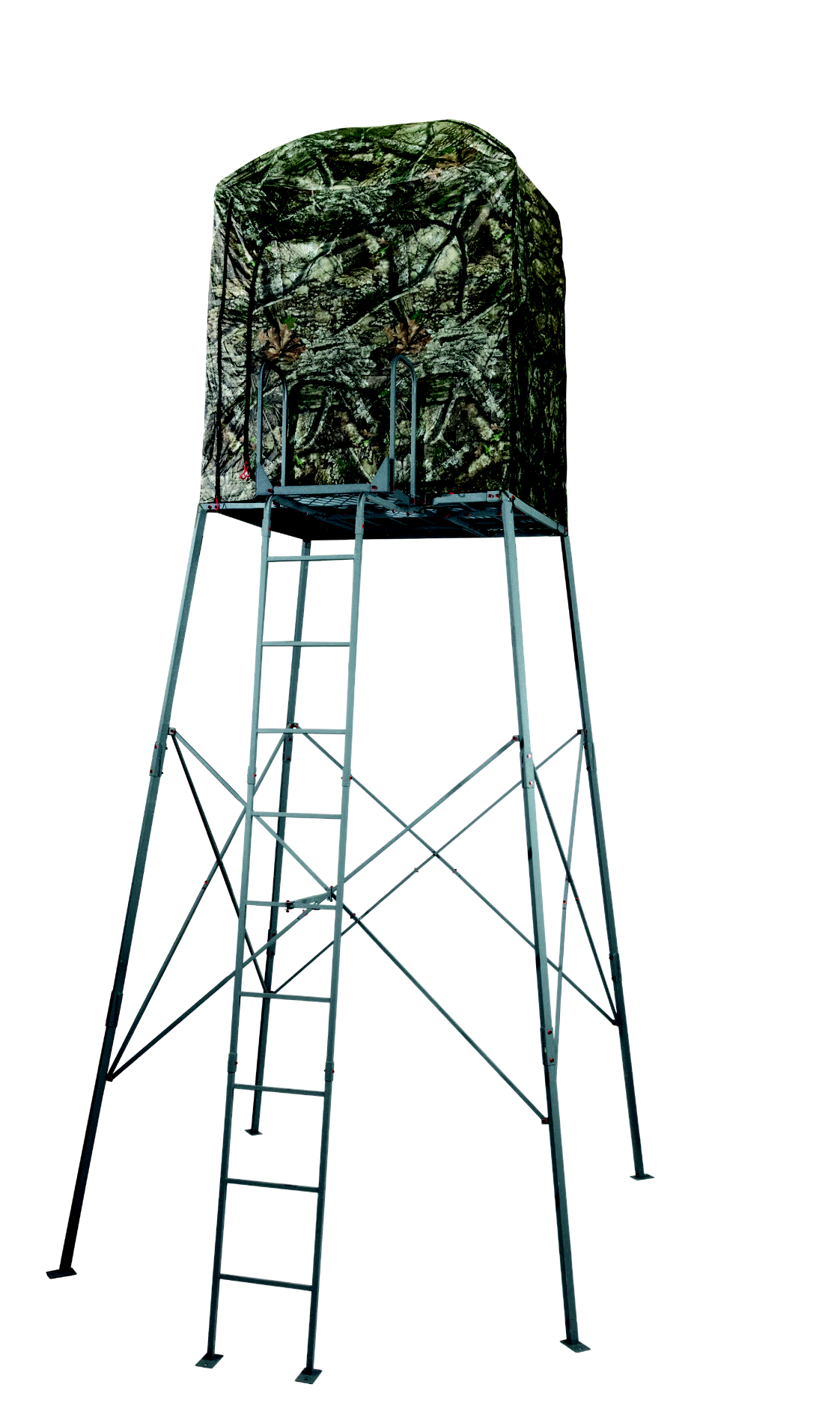 12' Fortress Deluxe Quad Pod with Enclosure (OT-703) - Image 2